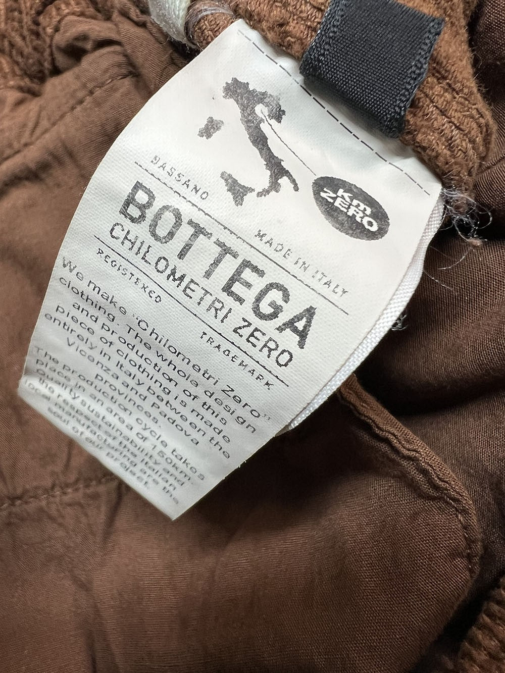 4.10 by BottegaChilometriZero pantalone donna velluto millerighe DD23265 PERU’ MADE IN ITALY