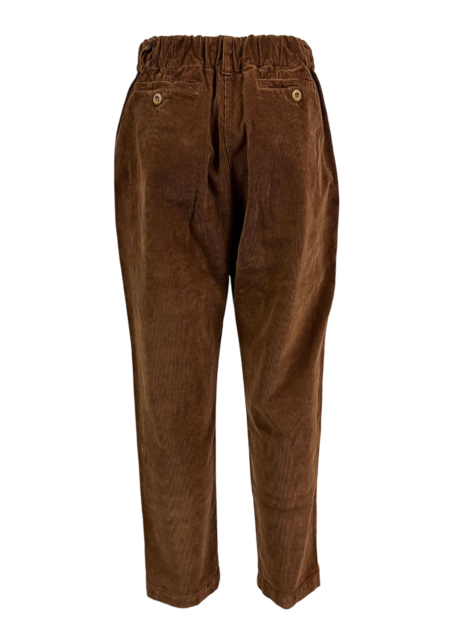 4.10 by BottegaChilometriZero pantalone donna velluto millerighe DD23265 PERU’ MADE IN ITALY