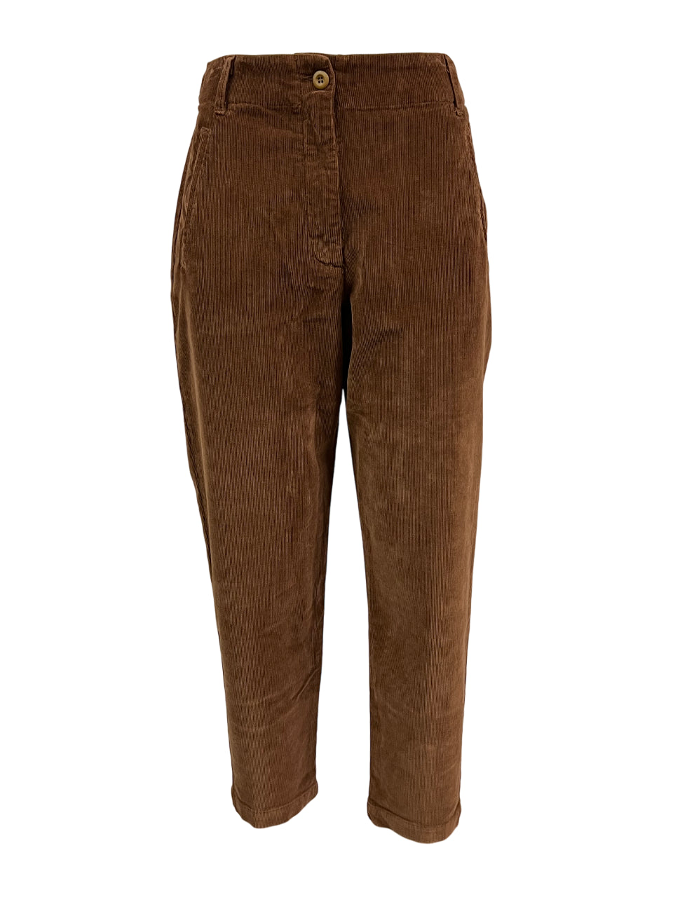 4.10 by BottegaChilometriZero pantalone donna velluto millerighe DD23265 PERU’ MADE IN ITALY