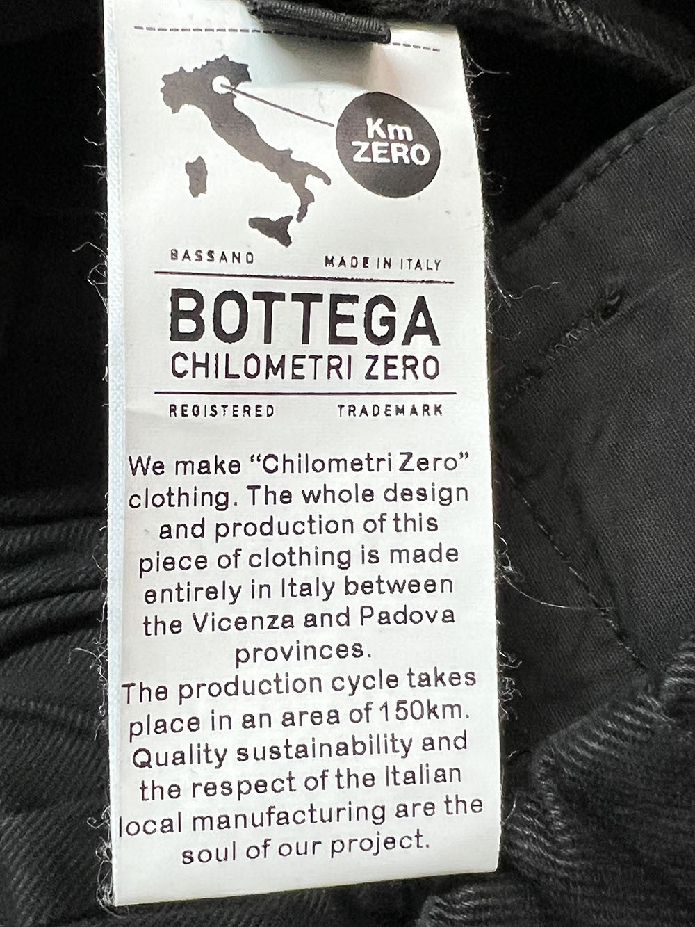 4.10 by BottegaChilometriZero pantalone donna cotone invernale nero DD23241 RICHELIER MADE IN ITALY