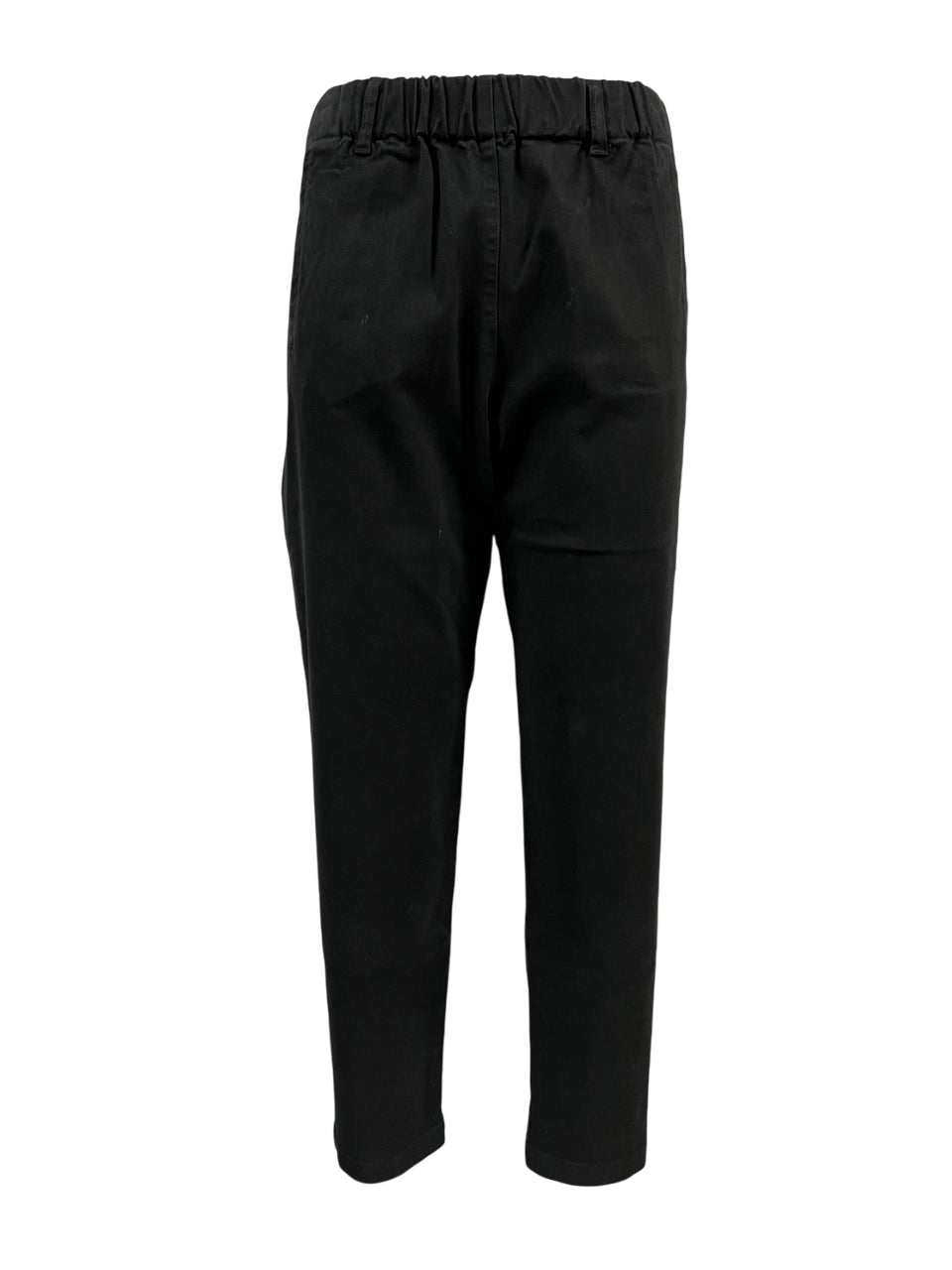 4.10 by BottegaChilometriZero pantalone donna cotone invernale nero DD23241 RICHELIER MADE IN ITALY