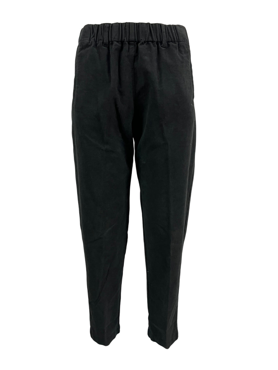 4.10 by BottegaChilometriZero pantalone donna fustagno nero DD24874 CASTLE MADE IN ITALY