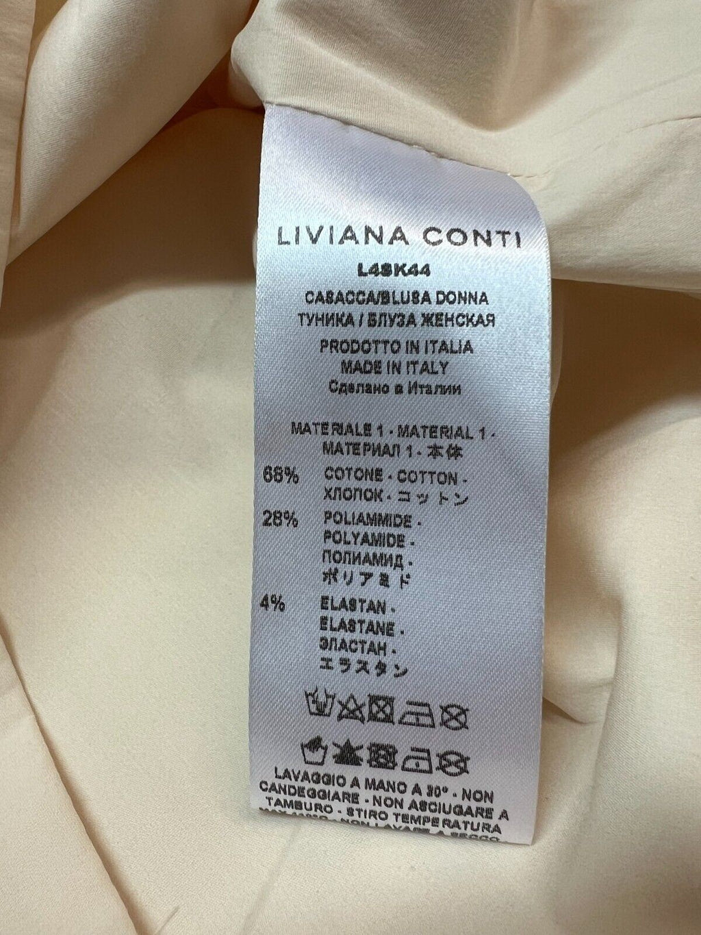 LIVIANA CONTI blusa donna a trapezio L5SK74 GIOVI MADE IN ITALY