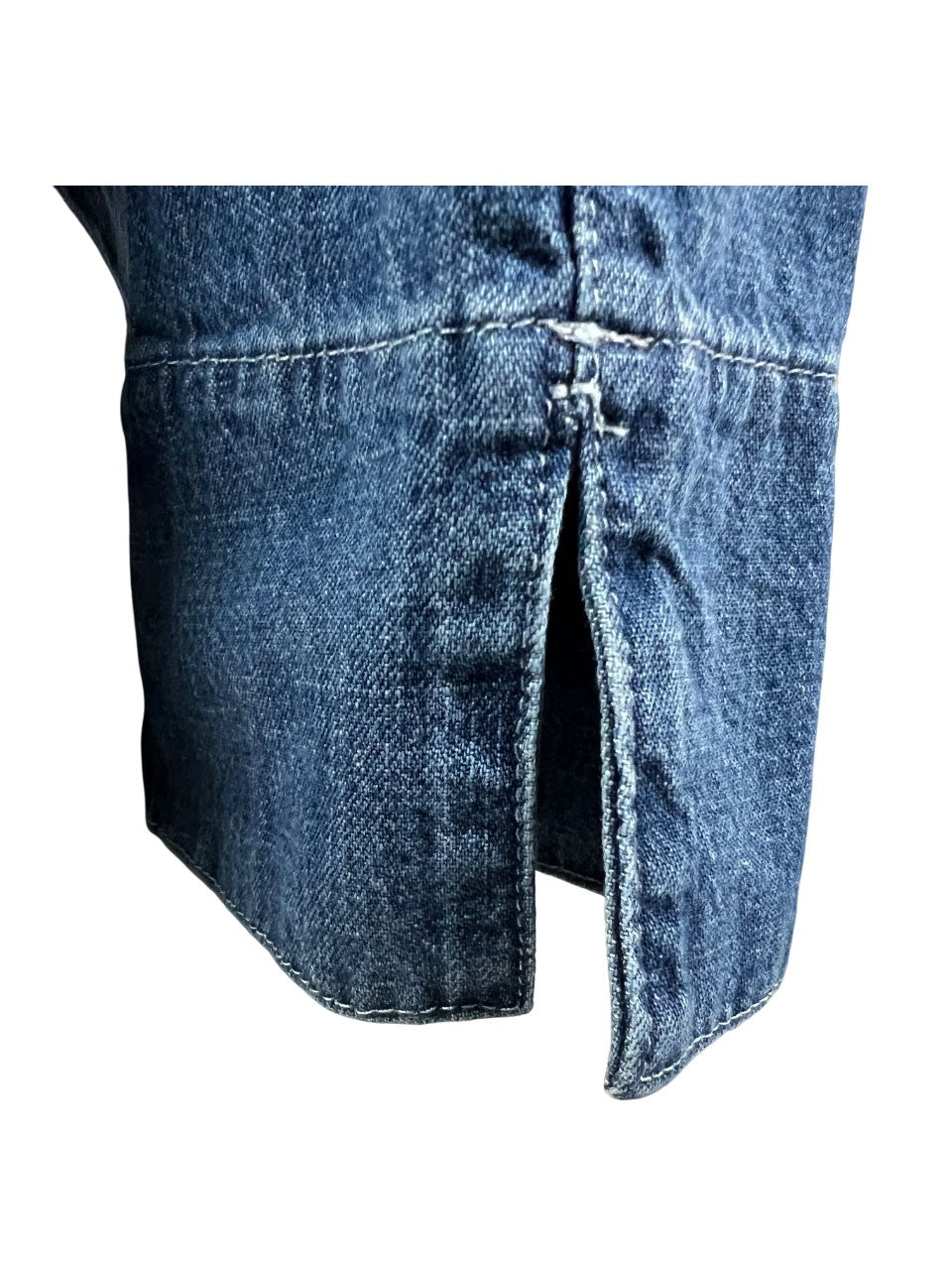 4.10 by BottegaChilometriZero giacca chambray leggero sfoderata colore jeans chiaro DD24628 RANGER MADE IN ITALY