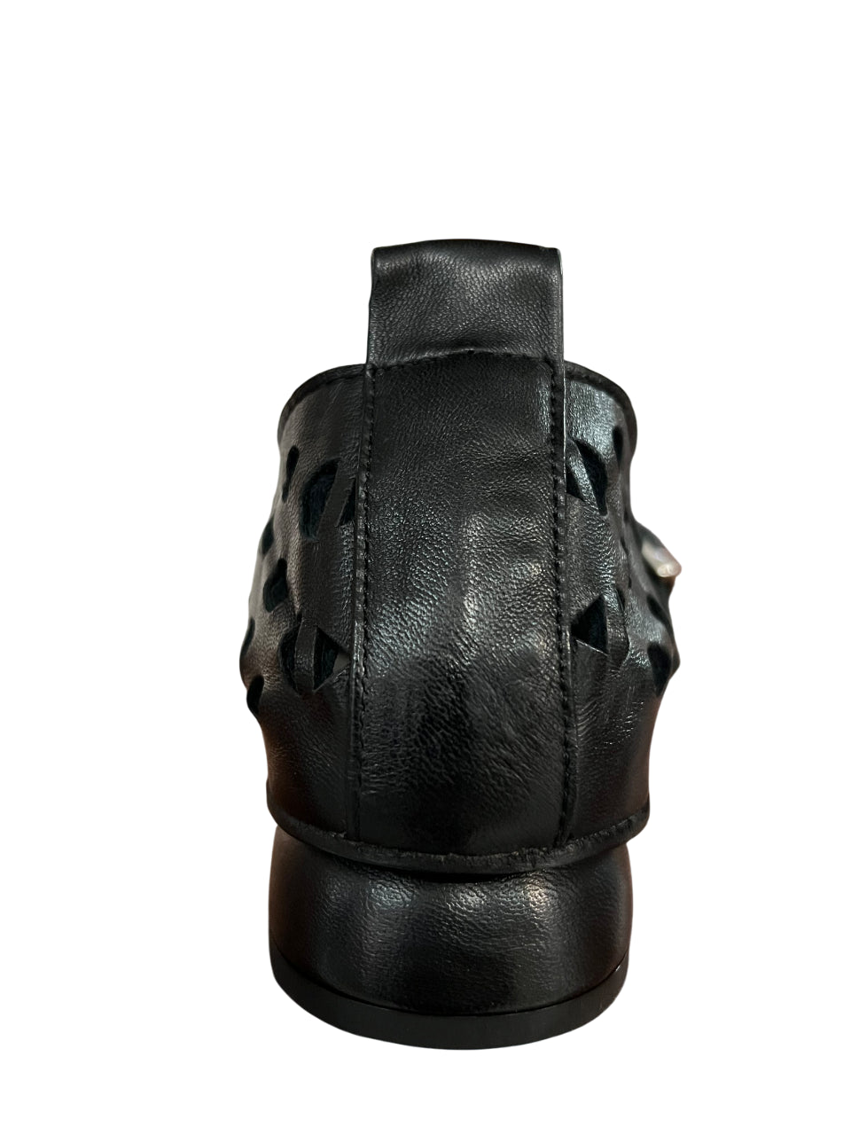 KUDETA’ ballerina donna pelle traforata nera 514406 FAR WEST MADE IN ITALY