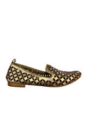 KUDETA’ scarpa donna traforata laminata oro 314102 LAME’ MADE IN ITALY