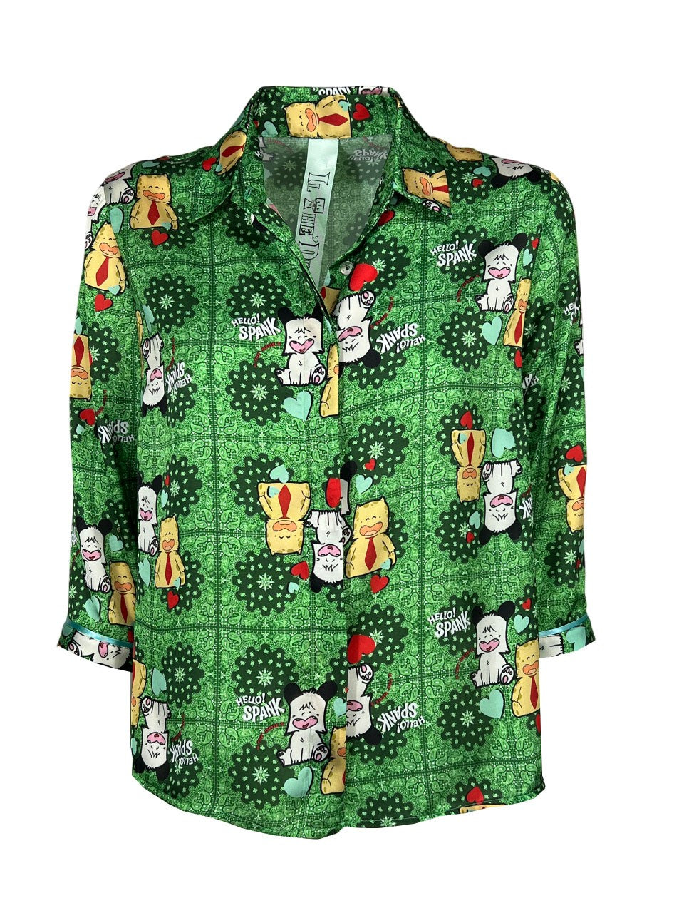 IL THE DELLE 5 camicia fantasia  SPANK TORAKIKI modello SPOON MADE IN ITALY
