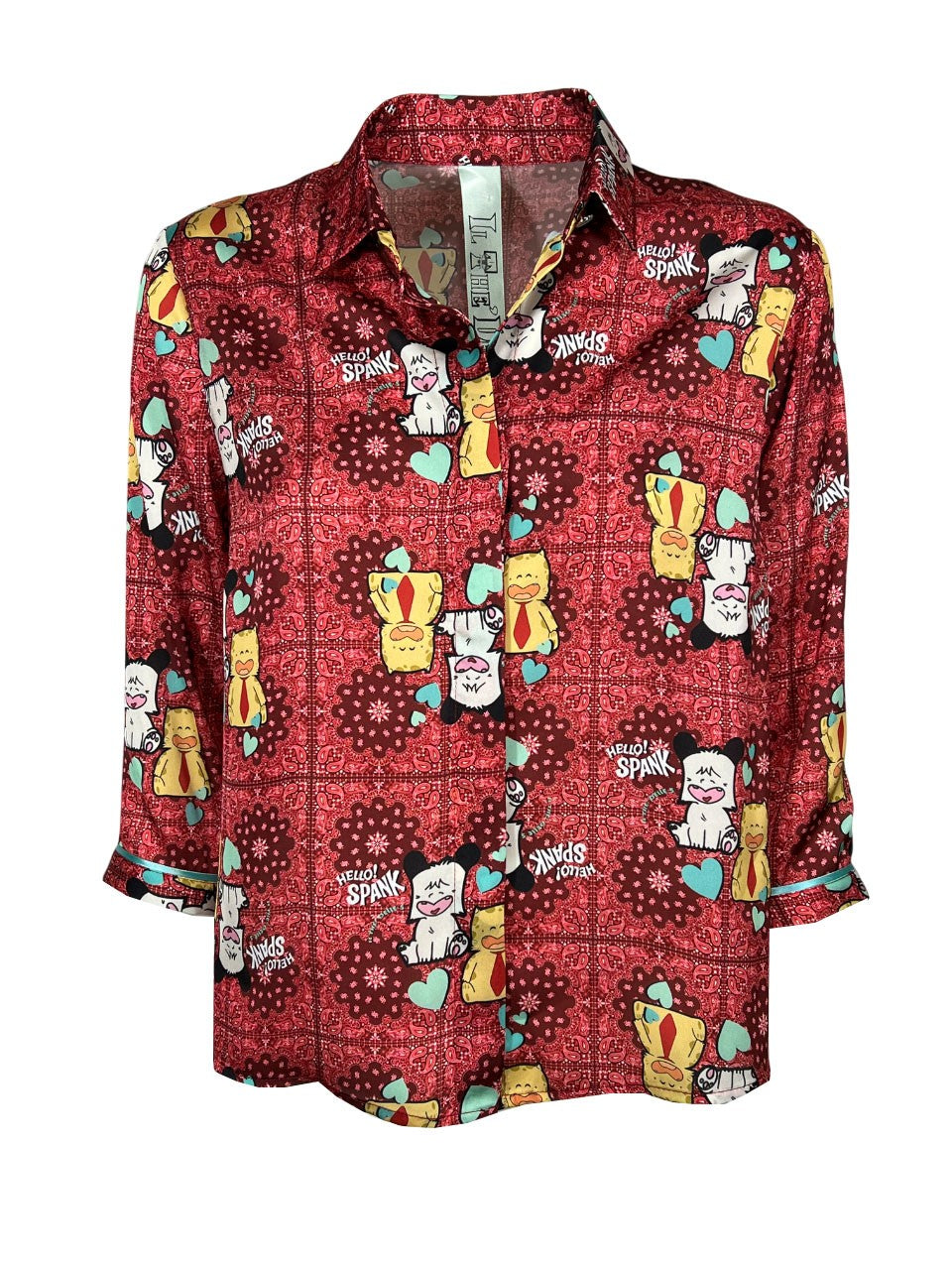 IL THE DELLE 5 camicia fantasia  SPANK TORAKIKI modello SPOON MADE IN ITALY