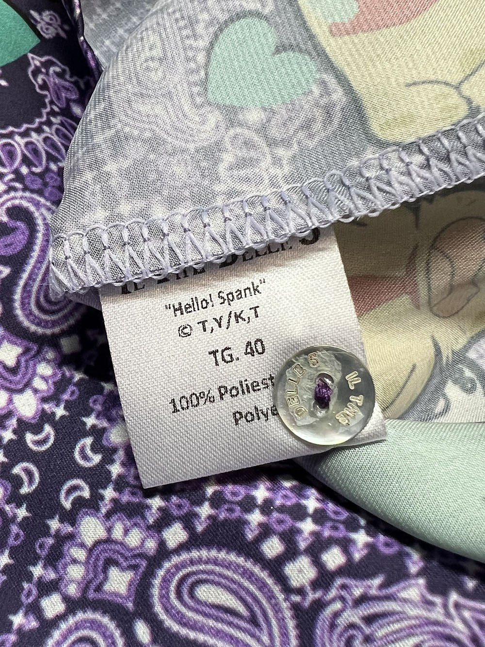 IL THE DELLE 5 camicia fantasia  SPANK TORAKIKI modello SPOON MADE IN ITALY