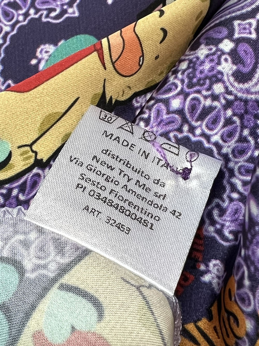 IL THE DELLE 5 camicia fantasia  SPANK TORAKIKI modello SPOON MADE IN ITALY