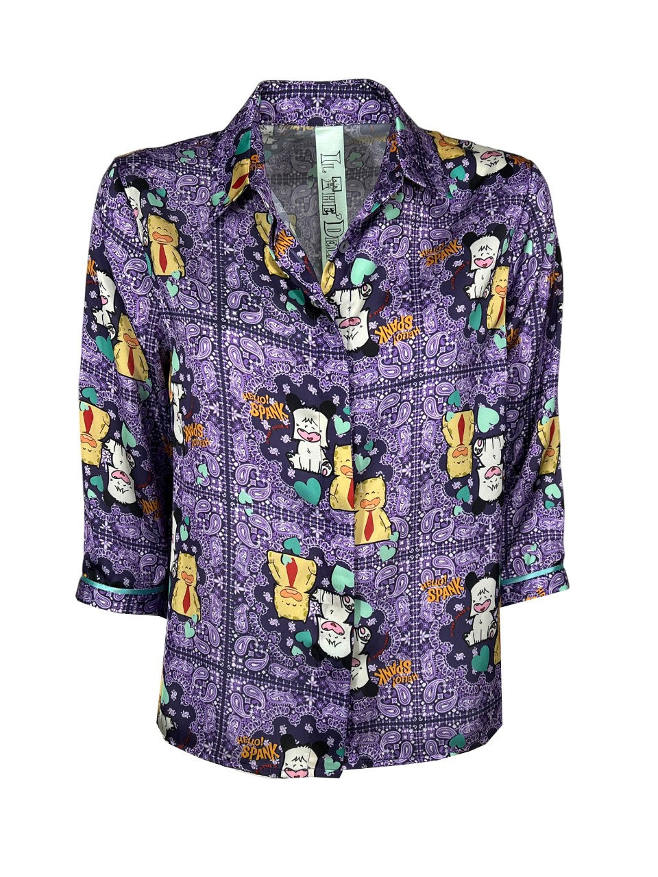 IL THE DELLE 5 camicia fantasia  SPANK TORAKIKI modello SPOON MADE IN ITALY