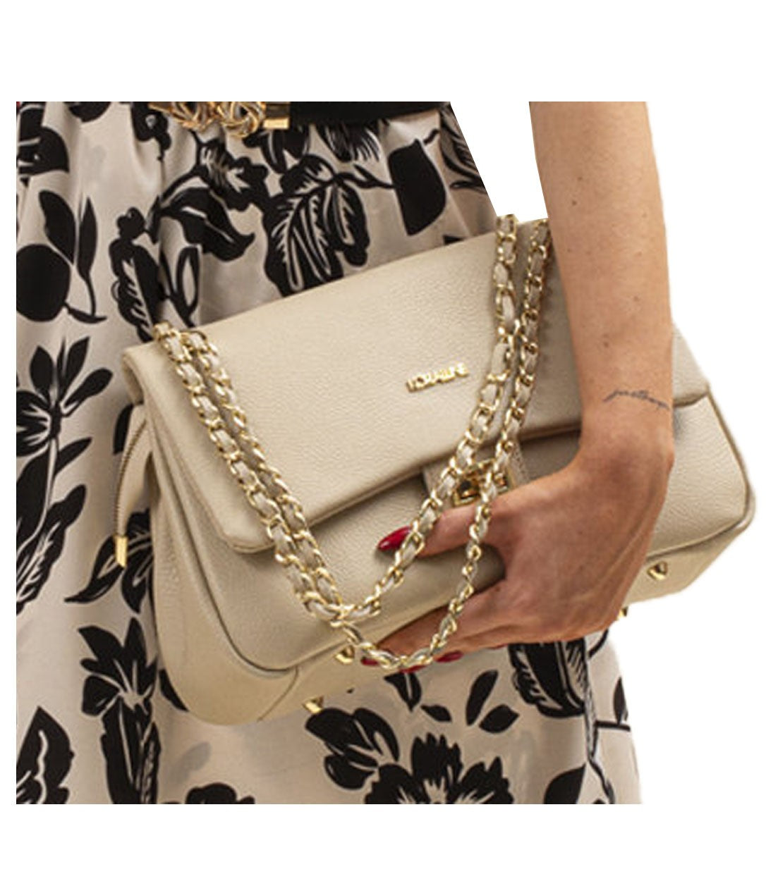 KORALLINE borsa donna pelle martellata 914 MADE IN ITALY