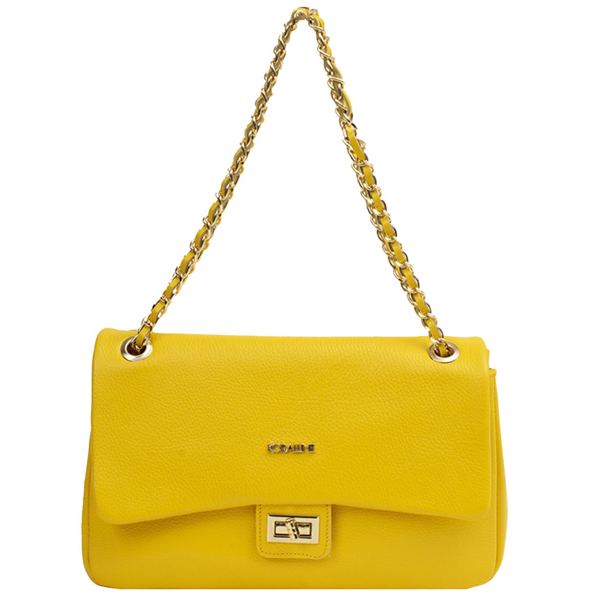 KORALLINE borsa donna pelle martellata 914 MADE IN ITALY