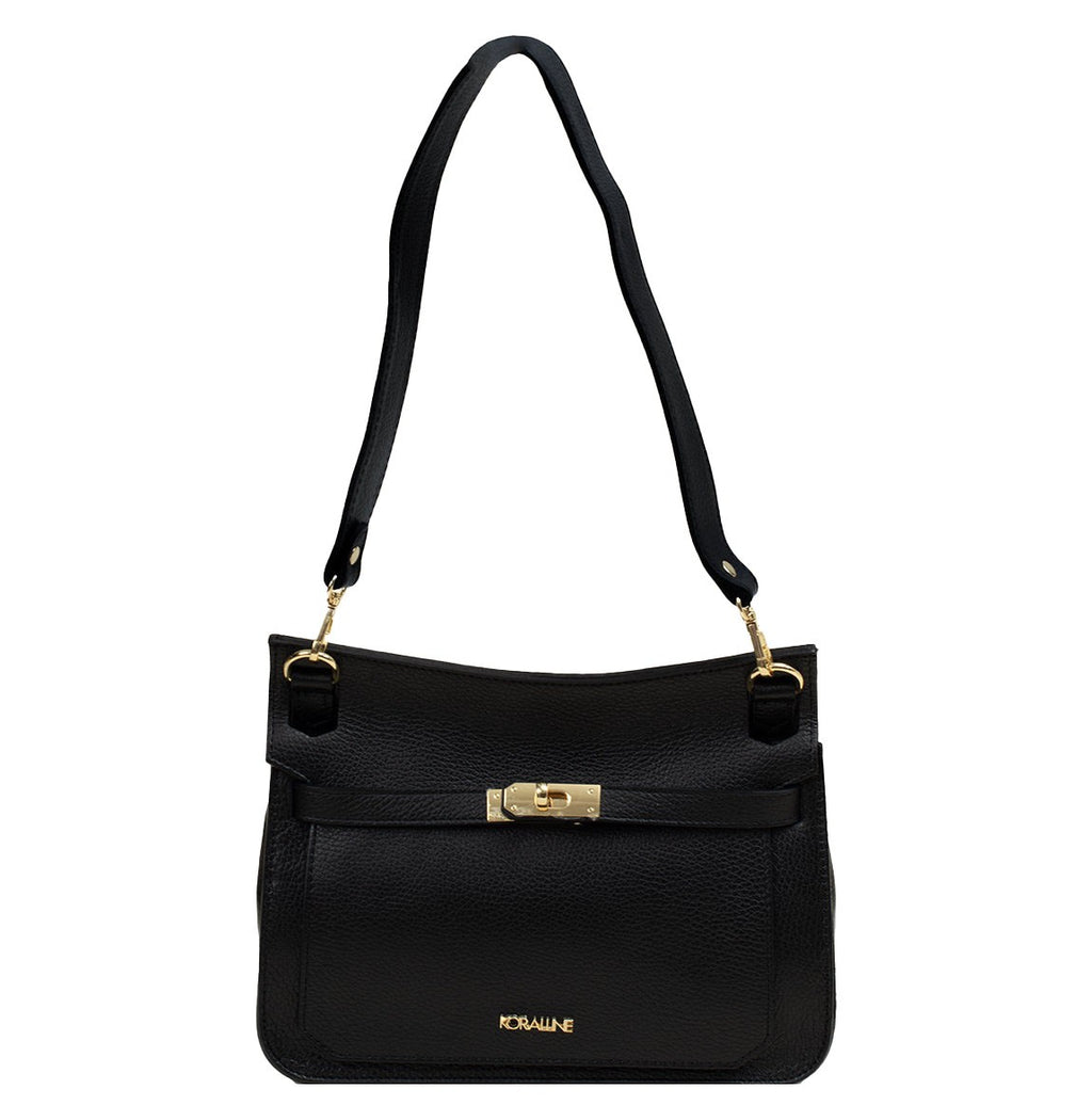 KORALLINE borsa donna pelle martellata 915 100% pelle MADE IN ITALY