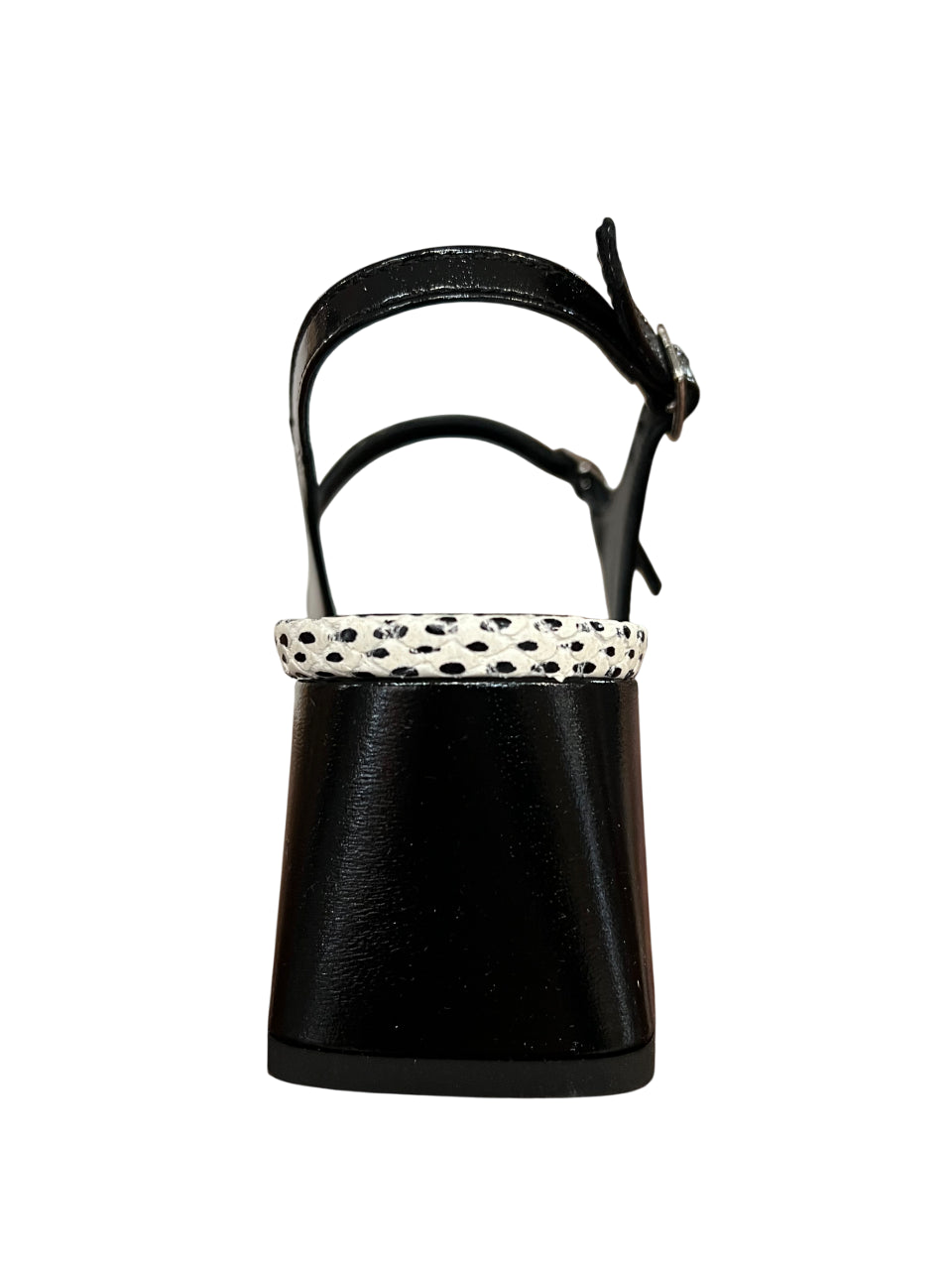 GIANMARCO SORELLI sandalo pelle nero con cinturino 3009/ROMY MADE IN ITALY