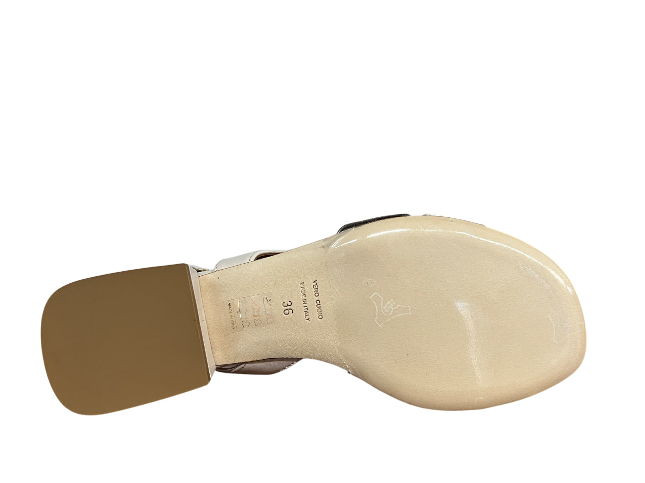 GIANMARCO SORELLI sandalo pelle beige 2213/MUSA 100% pelle MADE IN ITALY