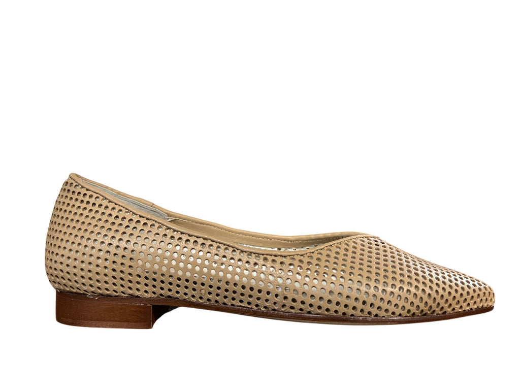 UPPER CLASS ballerina donna pelle traforata a punta 4110 MADE IN ITALY