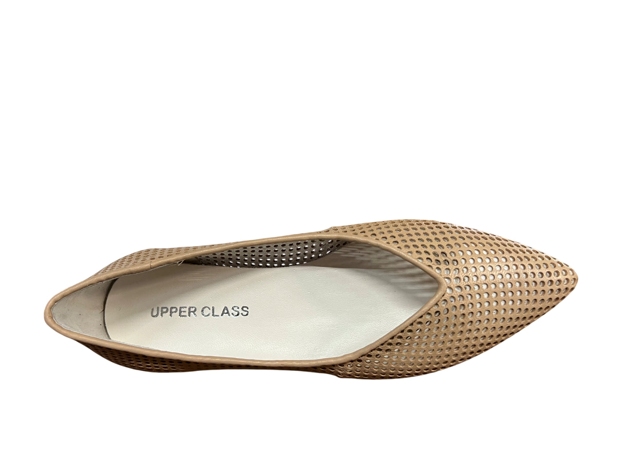 UPPER CLASS ballerina donna pelle traforata a punta 4110 MADE IN ITALY