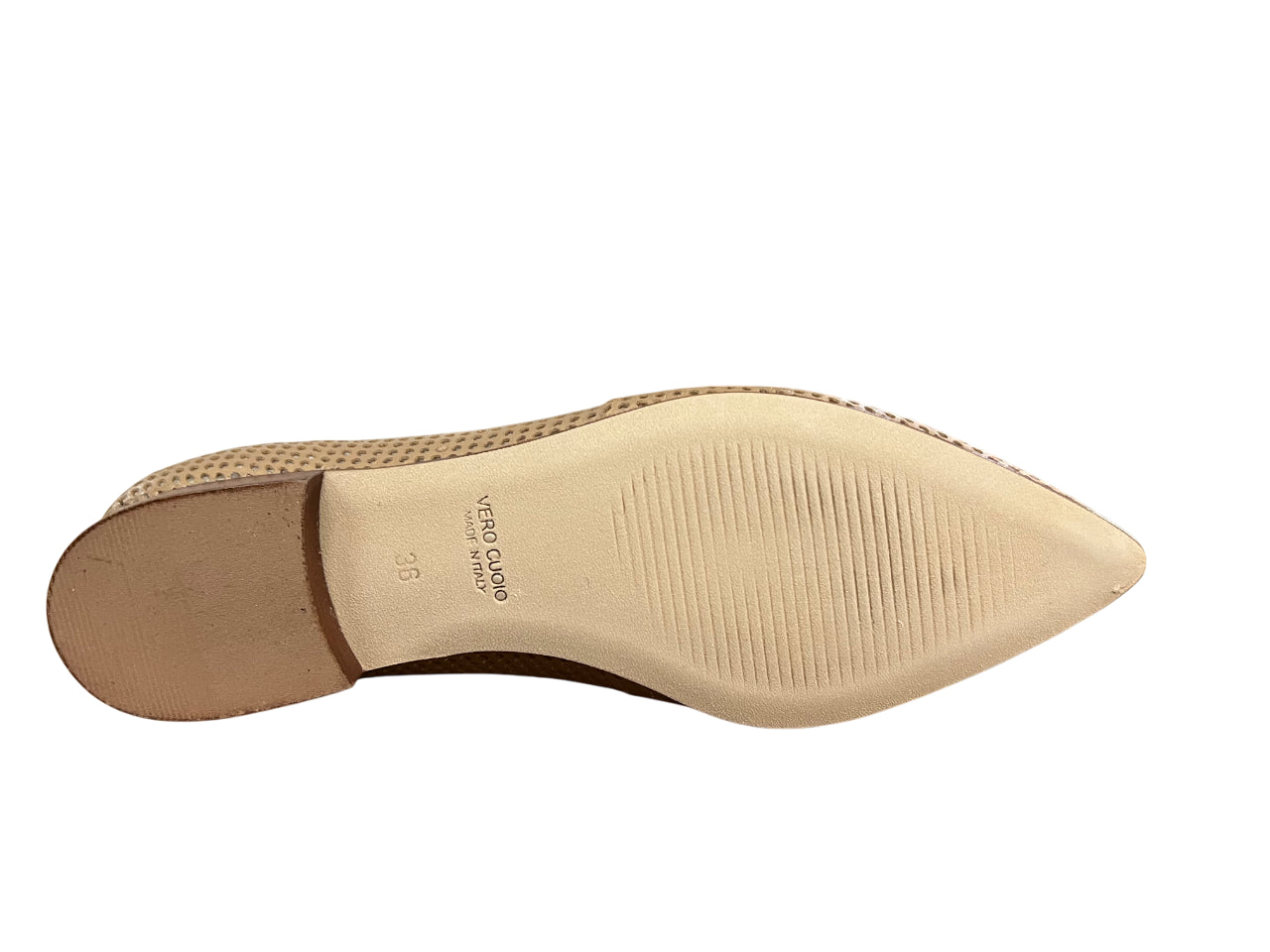 UPPER CLASS ballerina donna pelle traforata a punta 4110 MADE IN ITALY
