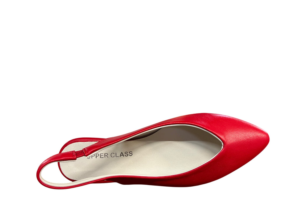 UPPER CLASS ballerina donna aperta dietro pelle 4100 MADE IN ITALY