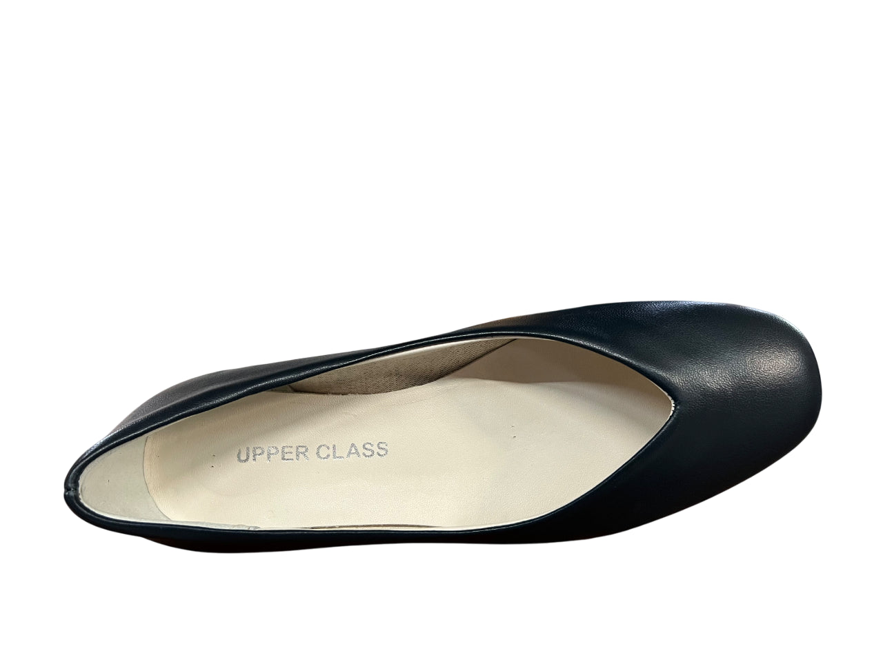 UPPER CLASS ballerina pelle blu 4117 MADE IN ITALY