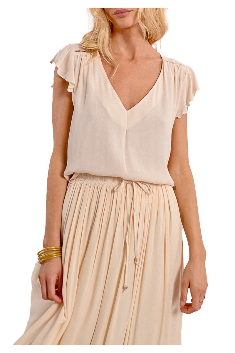 MOLLY BRACKEN blusa donna LA1472DE scollo a v