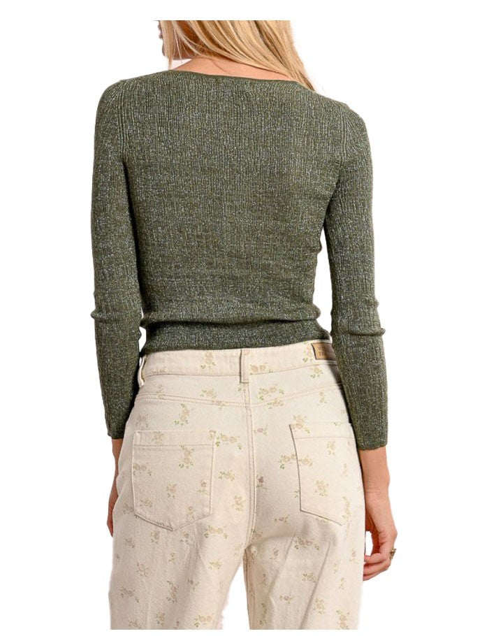 MOLLY BRACKEN maglia donna con lurex LA1721DP