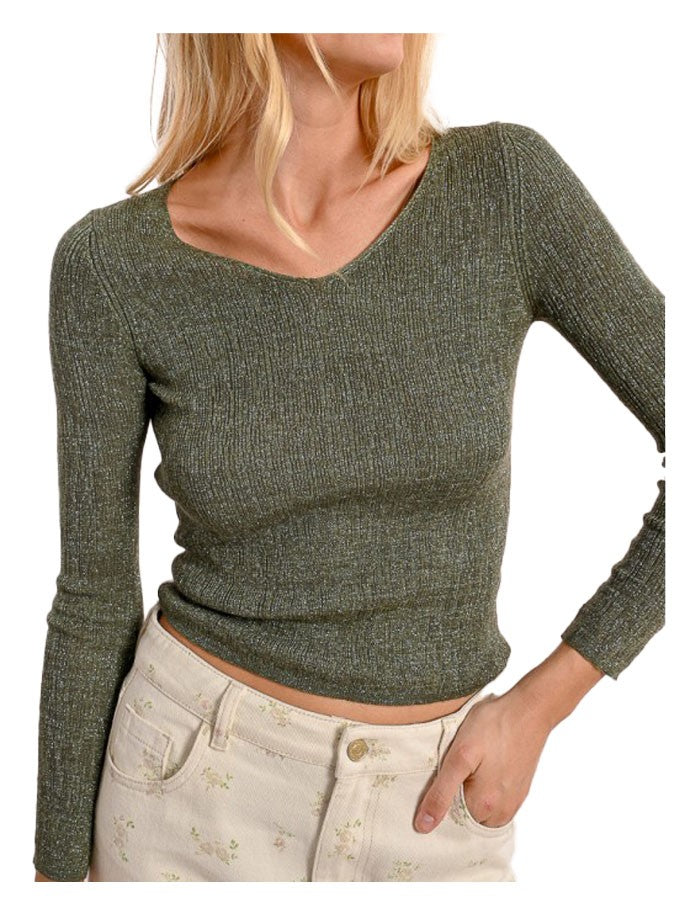 MOLLY BRACKEN maglia donna con lurex LA1721DP