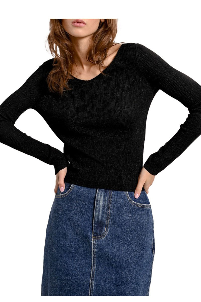 MOLLY BRACKEN maglia donna con lurex LA1721DP