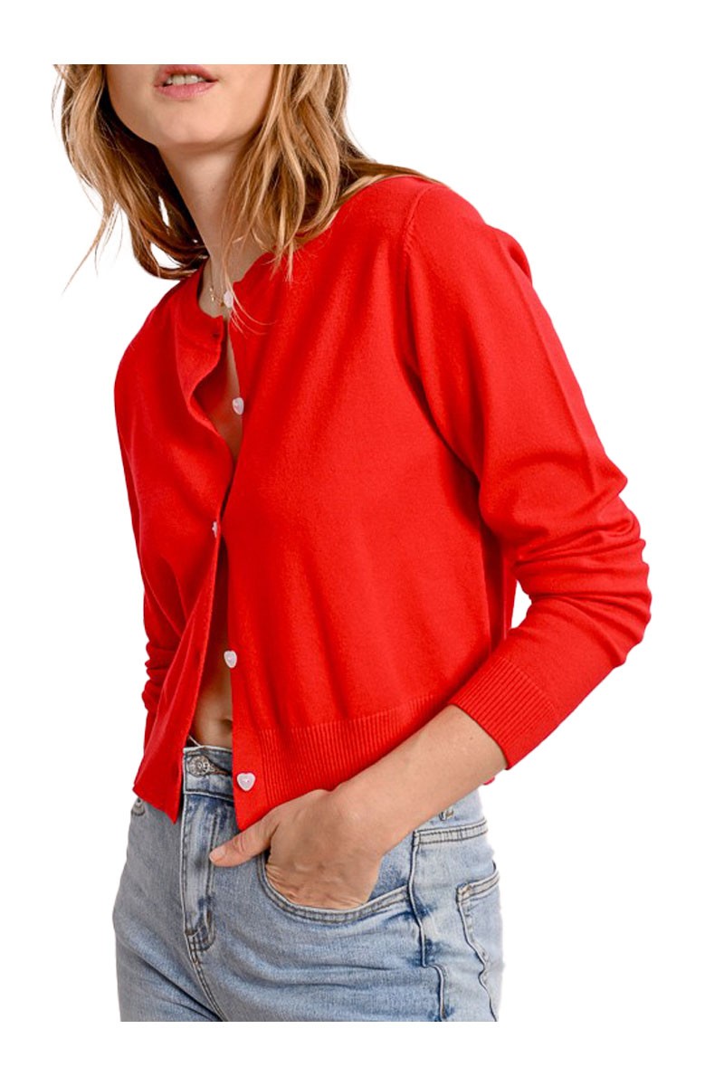 MOLLY BRACKEN cardigan donna E1725DP 70% viscosa 30% poliestere