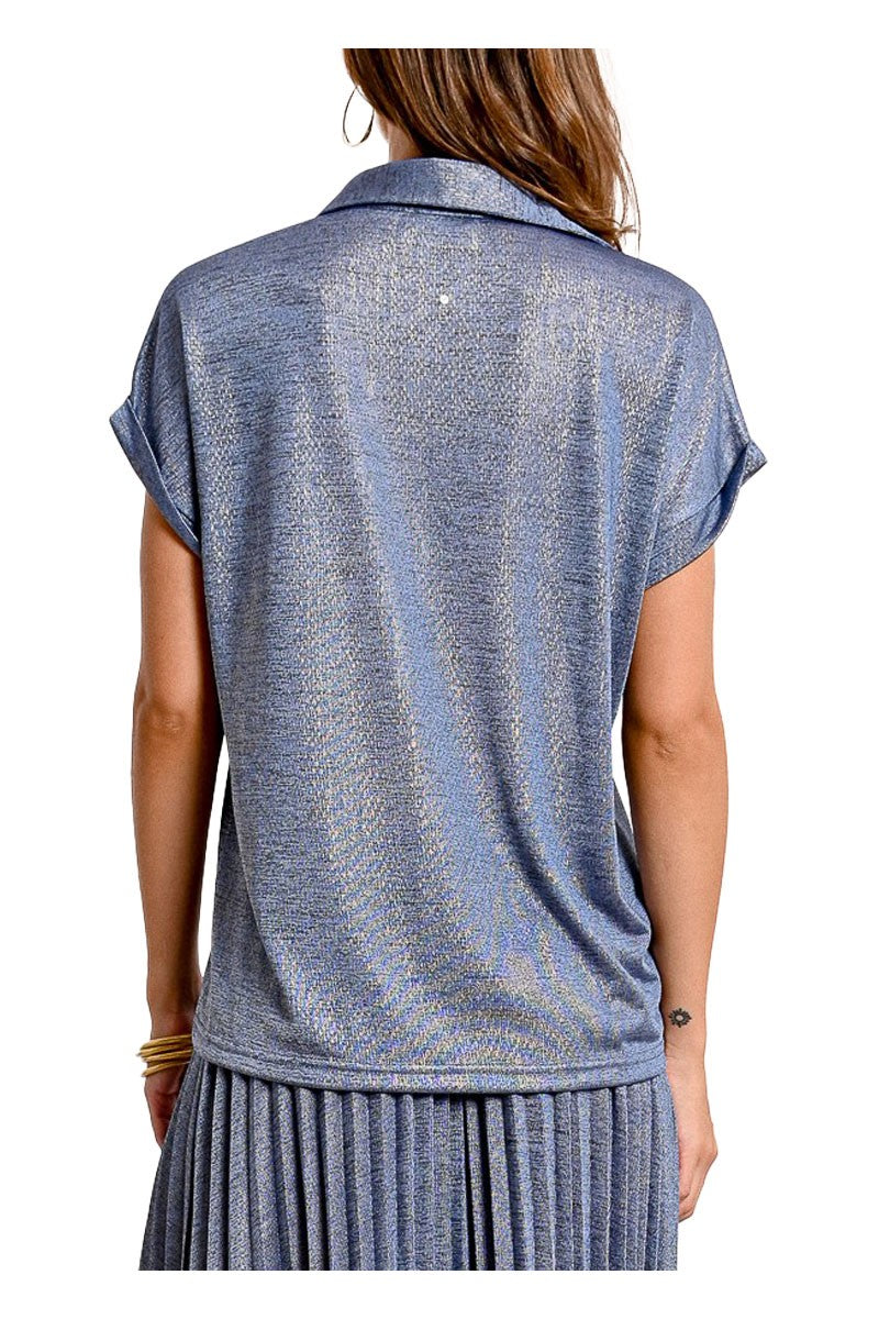 MOLLY BRACKEN polo donna con lurex P1881DE