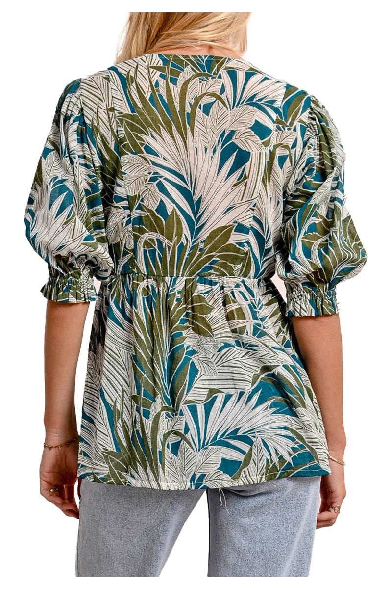 MOLLY BRACKEN blusa donna con polso elastico Z601DE 100% cotone