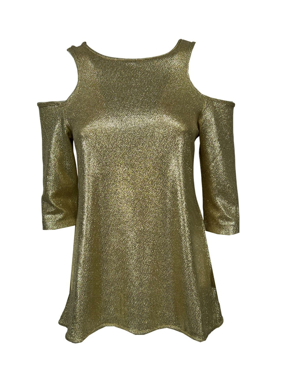 ORIMUSI maglia donna svasata con apertura sulle spalle DICENTRA MADE IN ITALY