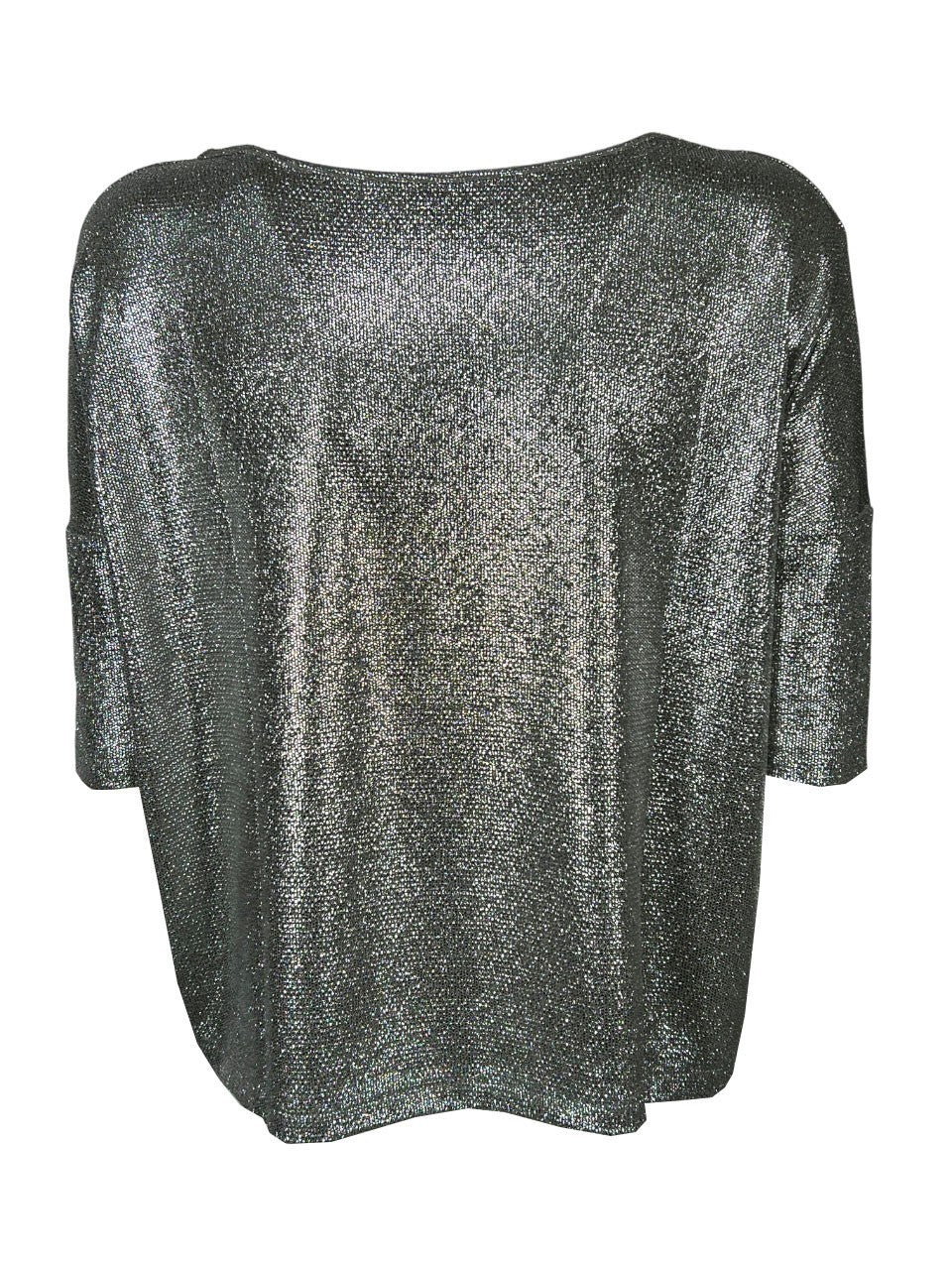 ORIMUSI maglia donna laminata a scatola DATURA MADE IN ITALY