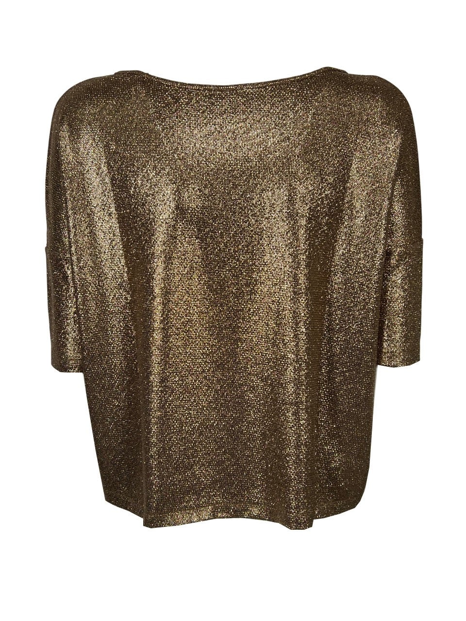 ORIMUSI maglia donna laminata a scatola DATURA MADE IN ITALY