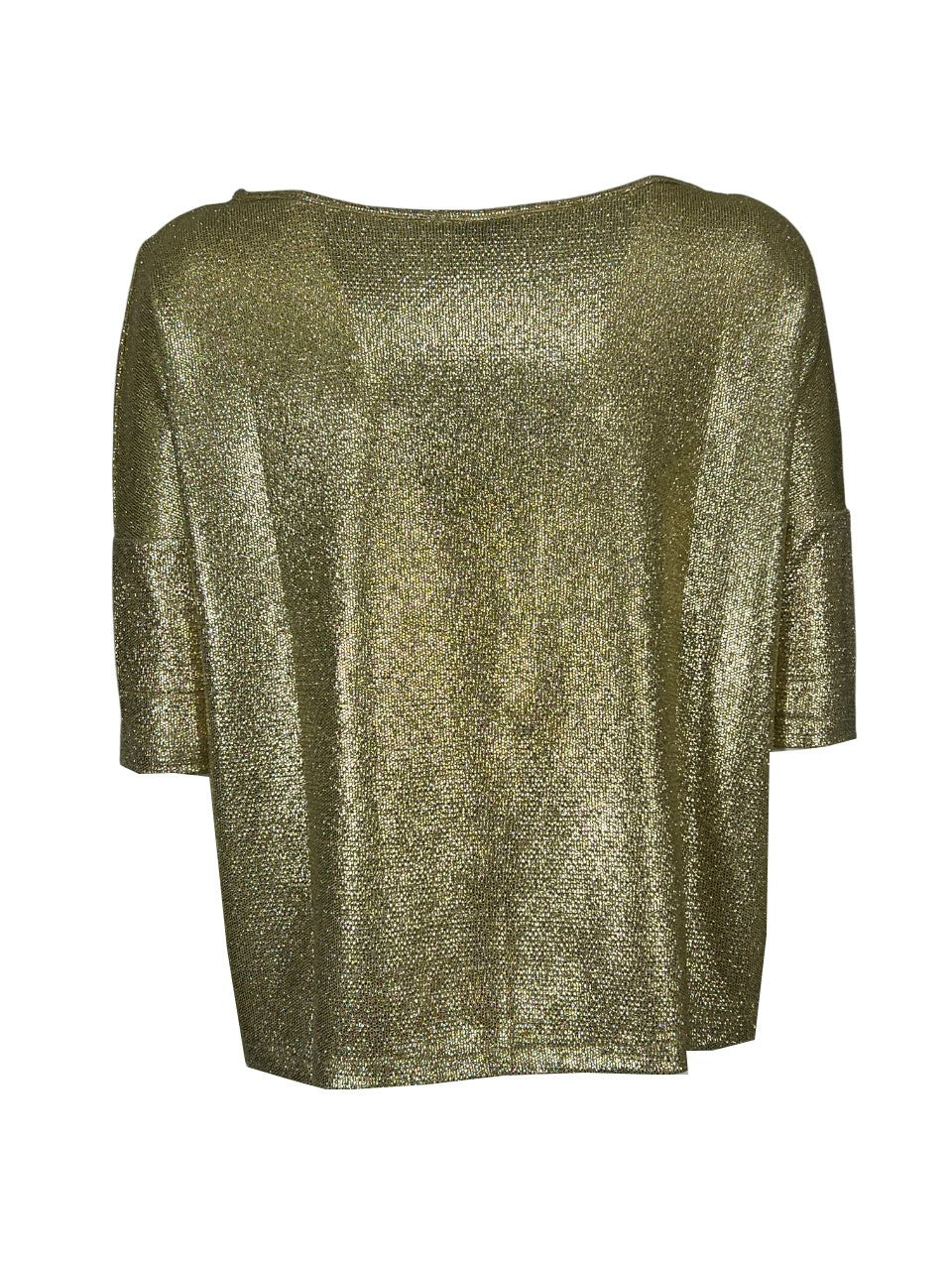 ORIMUSI maglia donna laminata a scatola DATURA MADE IN ITALY