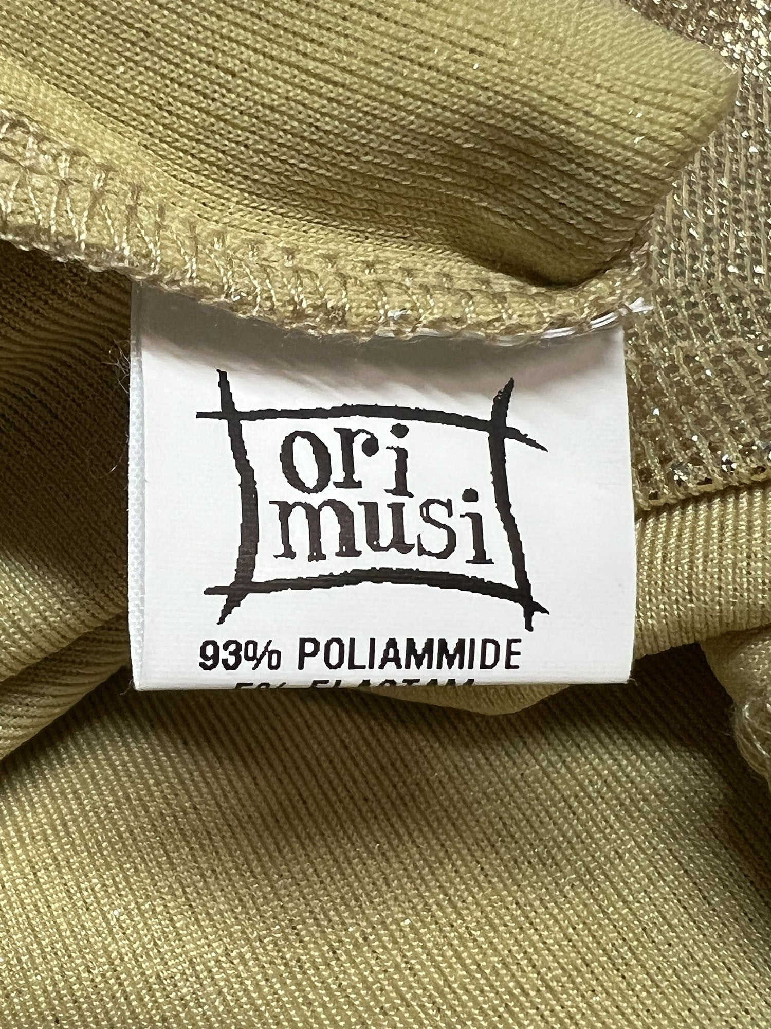 ORIMUSI maglia donna laminata a scatola DATURA MADE IN ITALY