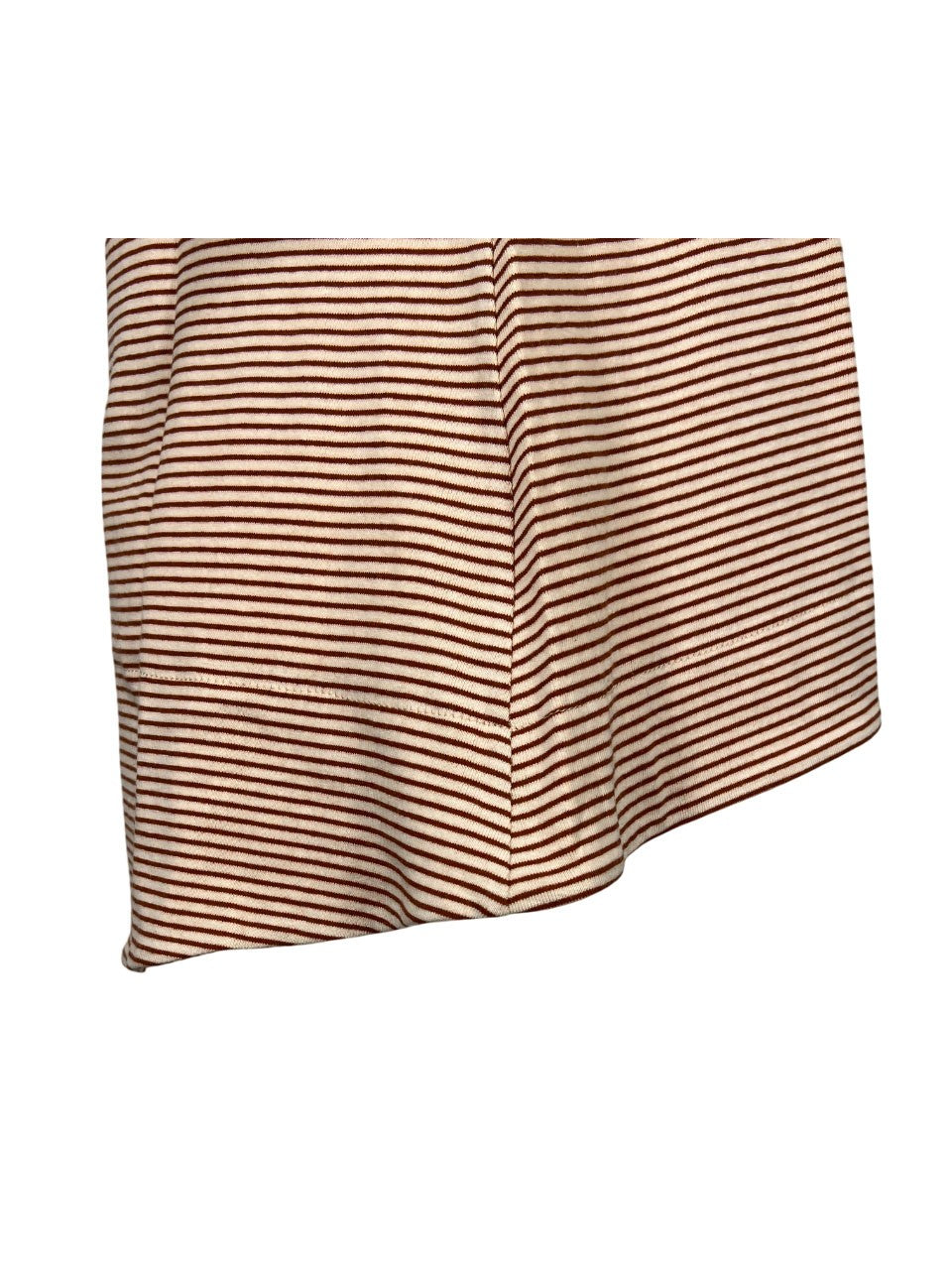 ORIMUSI t-shirt donna svasata righe piccole CAMELIA MADE IN ITALY