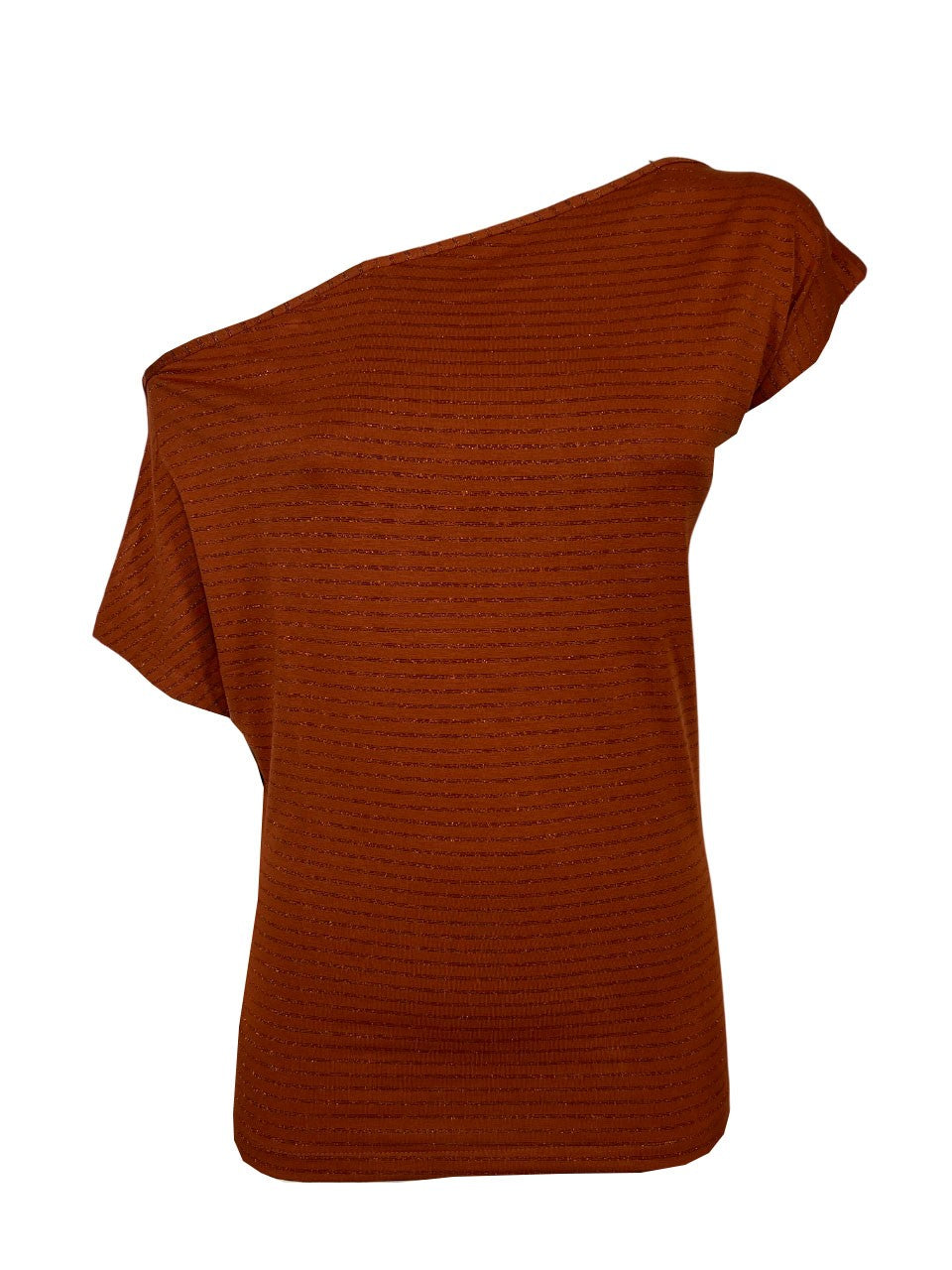 ORIMUSI t-shirt donna righe piccole lurex CARDO LUREX MADE IN ITALY