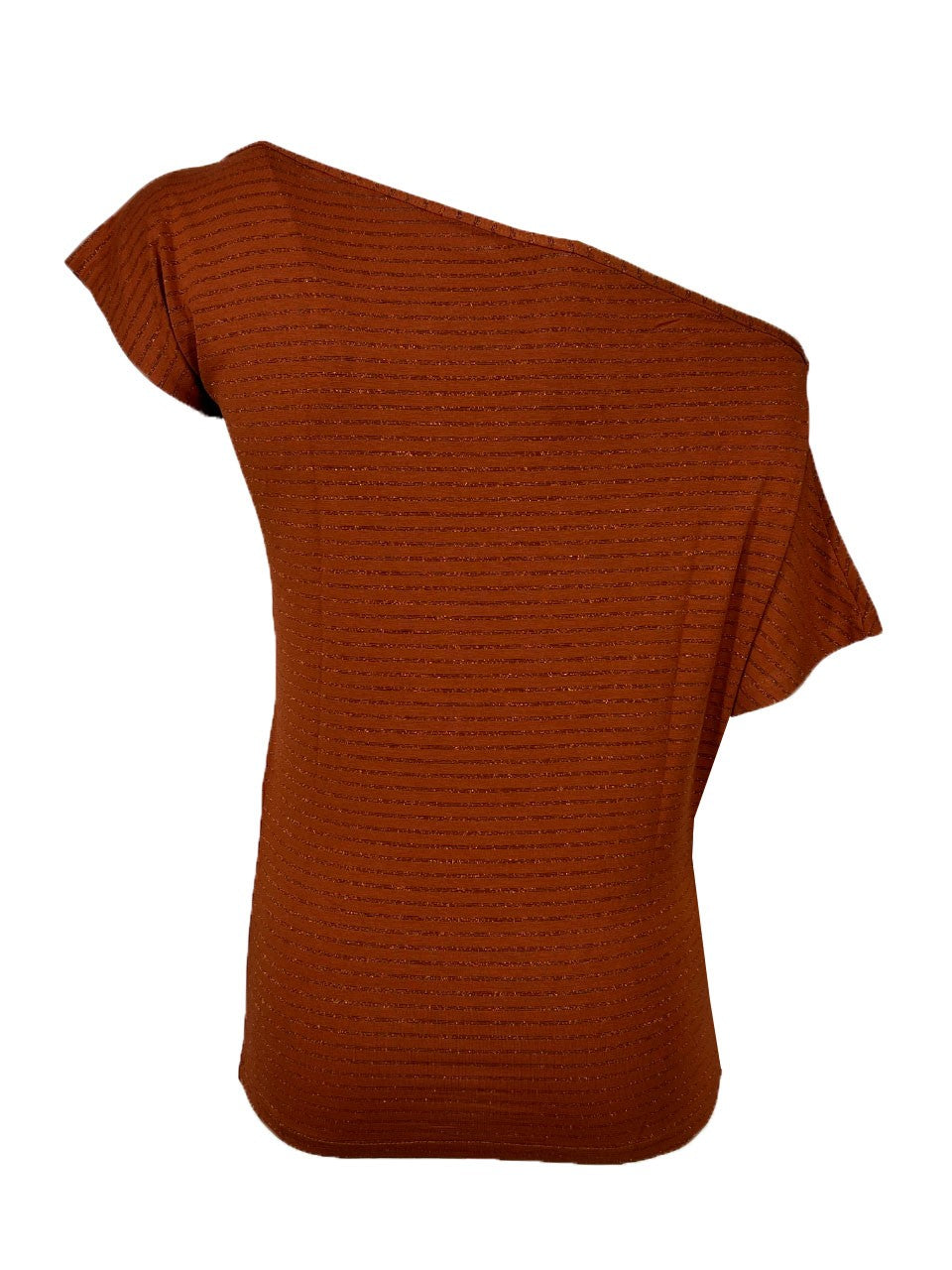 ORIMUSI t-shirt donna righe piccole lurex CARDO LUREX MADE IN ITALY