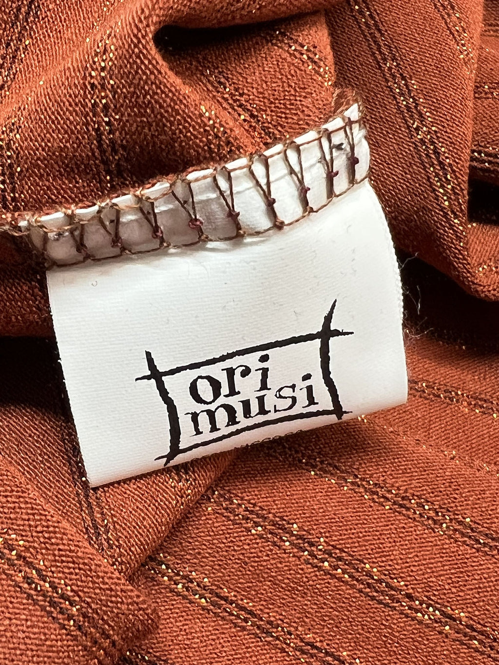 ORIMUSI t-shirt donna righe piccole lurex CARDO LUREX MADE IN ITALY