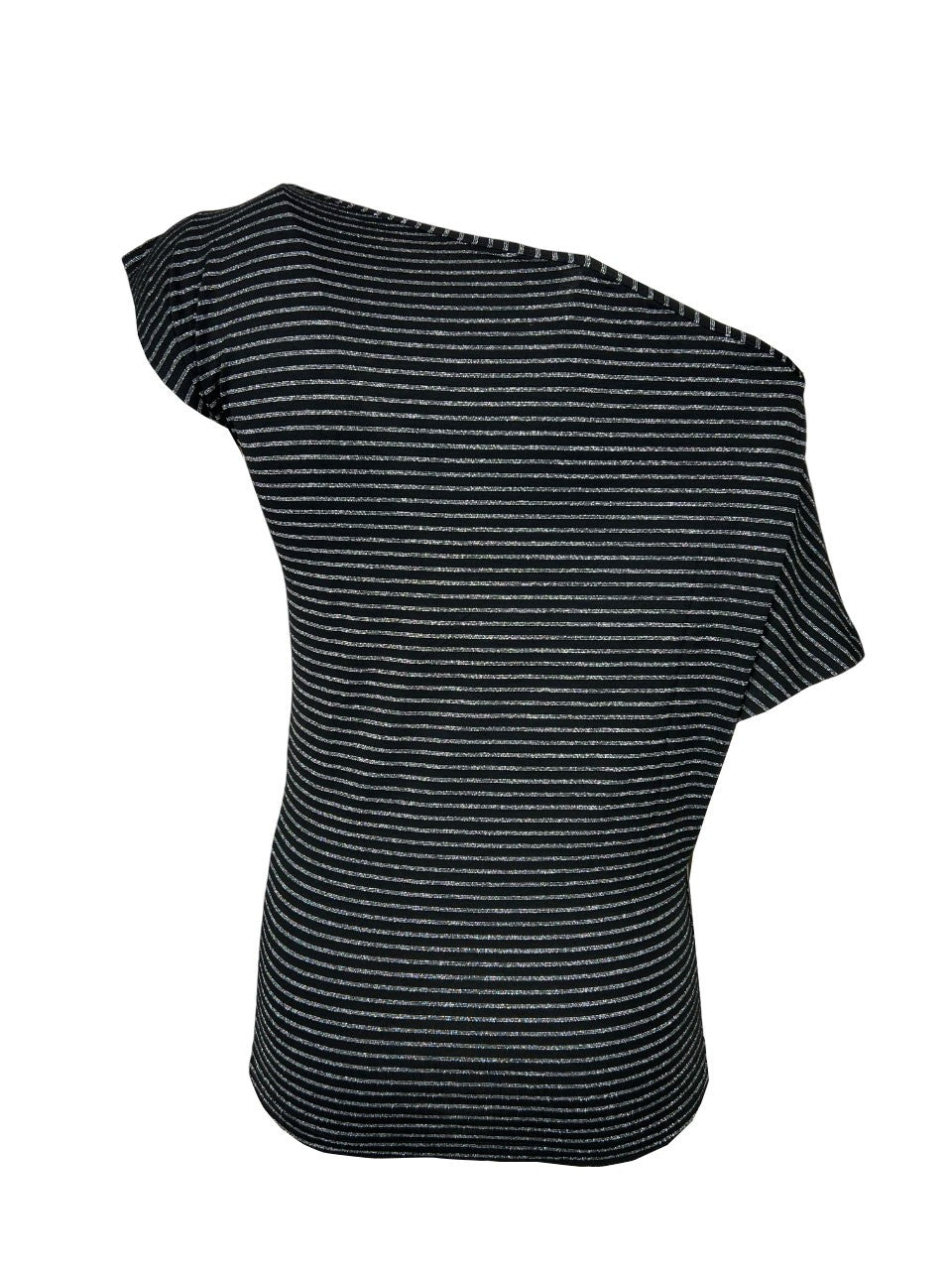 ORIMUSI t-shirt donna righe piccole lurex CARDO LUREX MADE IN ITALY