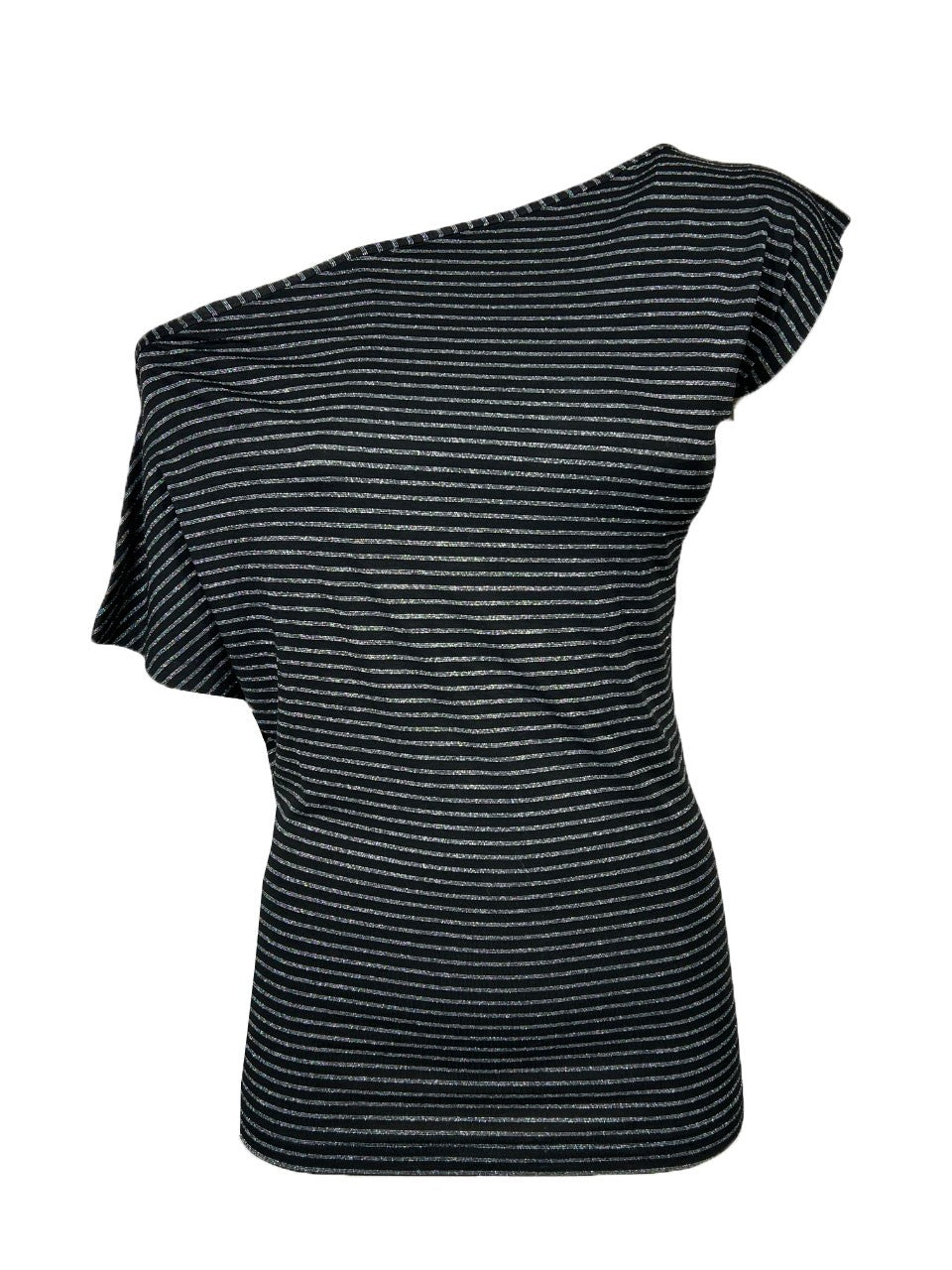 ORIMUSI t-shirt donna righe piccole lurex CARDO LUREX MADE IN ITALY