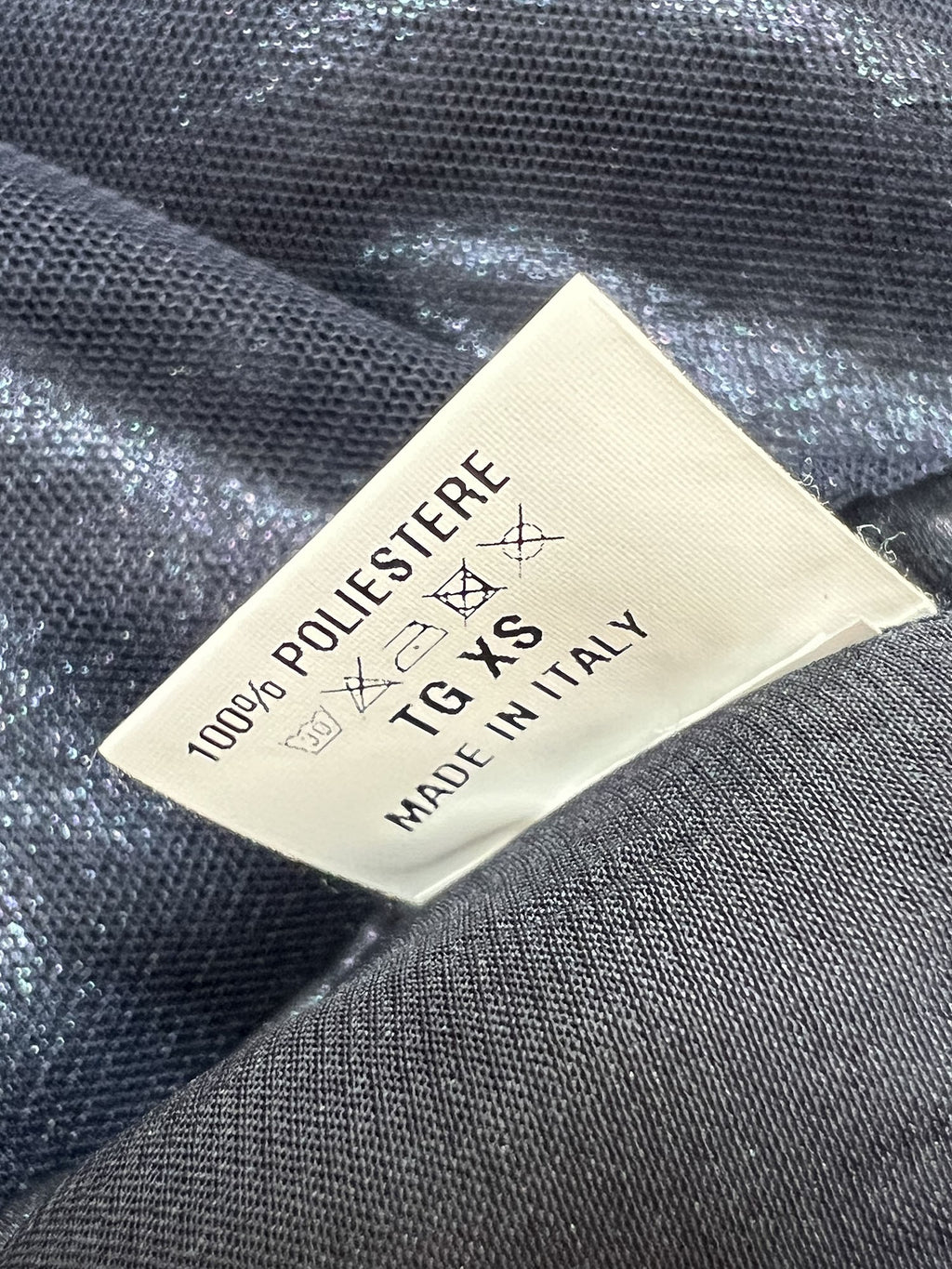 ORIMUSI gonna donna bimateriale tulle e tessuto laminato PALMA MADE IN ITALY