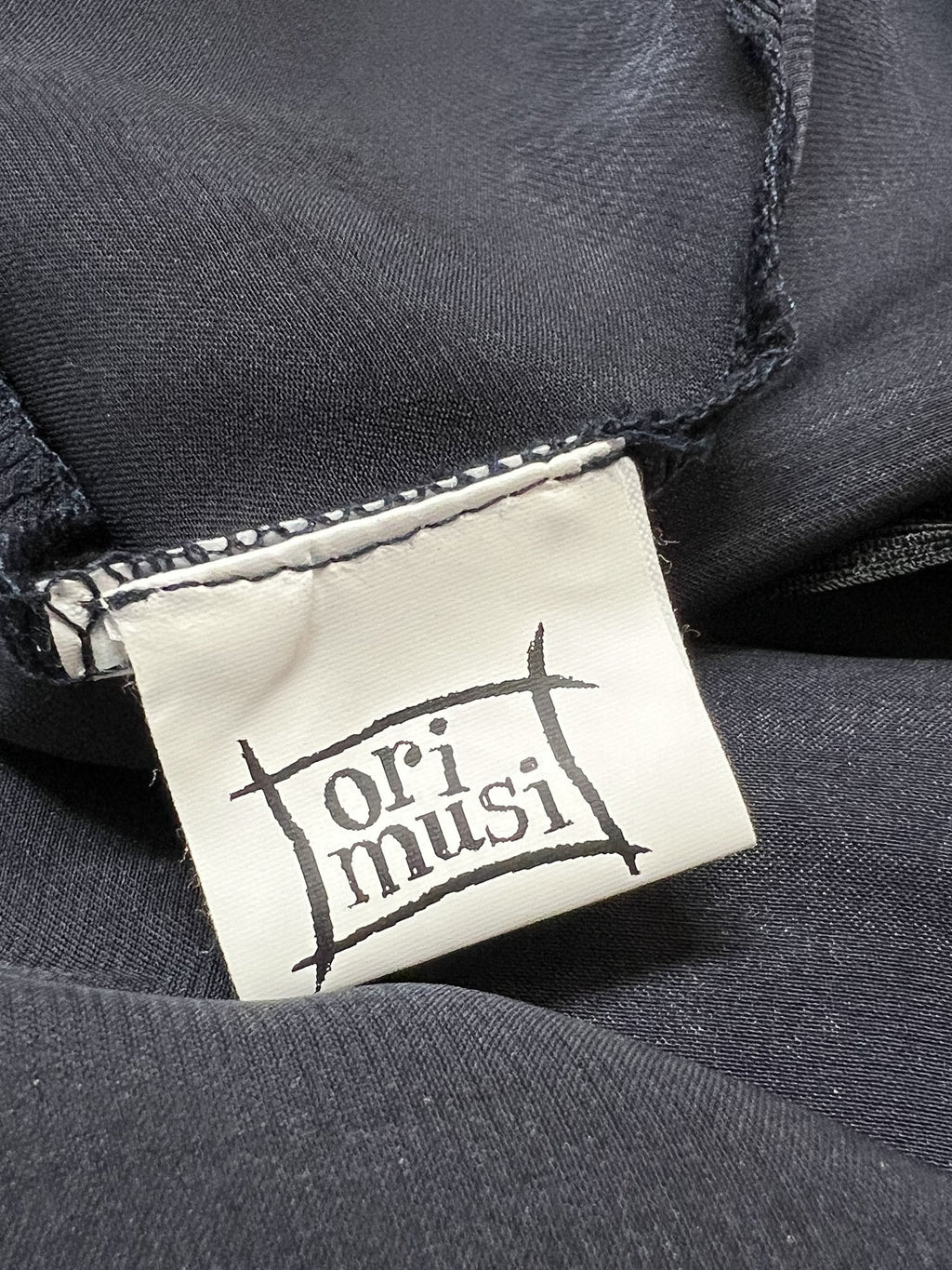 ORIMUSI gonna donna bimateriale tulle e tessuto laminato PALMA MADE IN ITALY