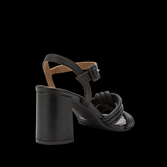 CARMENS sandalo donna pelle nero A55304 RENEW TWIST 100% pelle