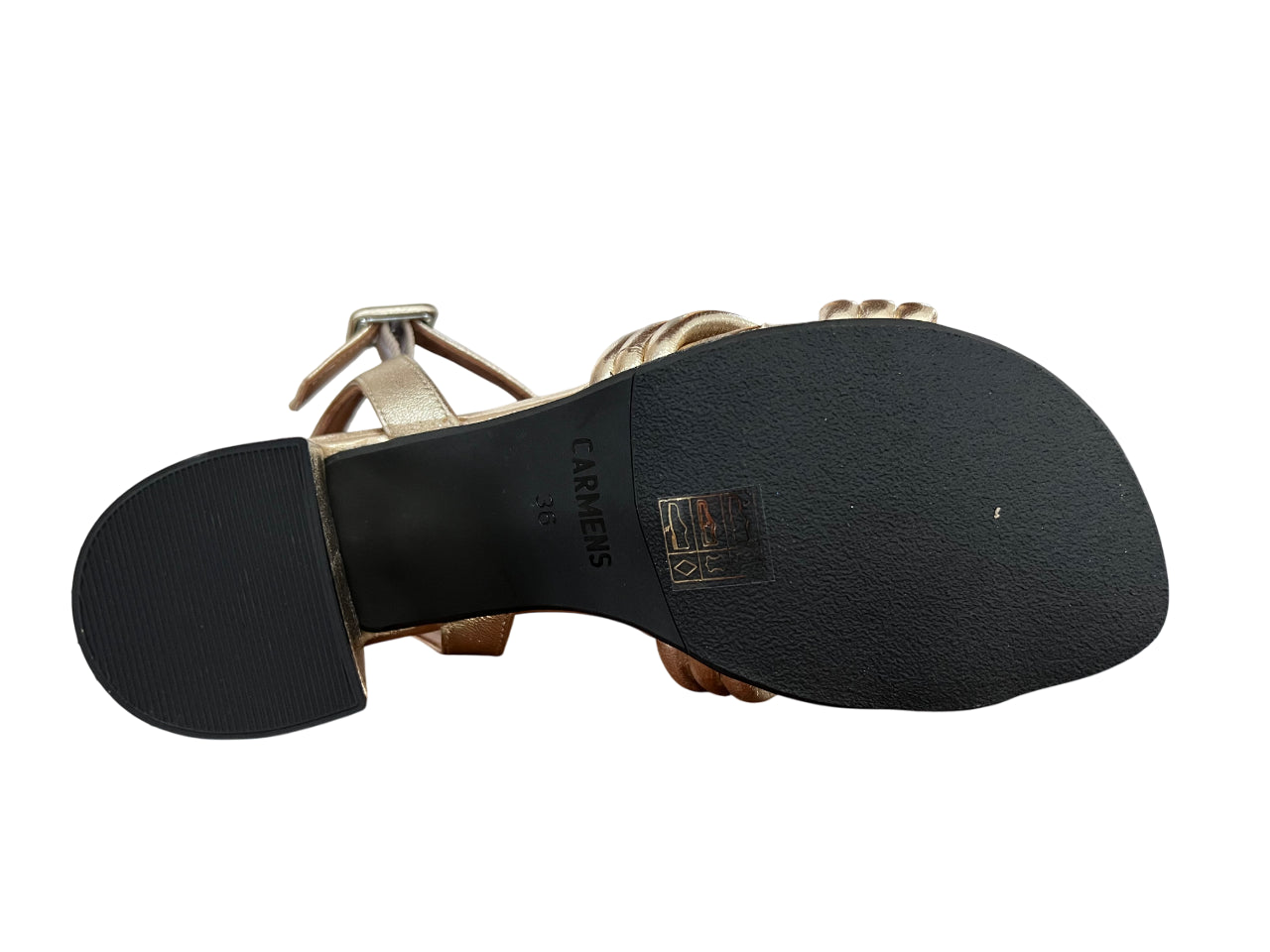 CARMENS sandalo donna pelle platino A55304 RENEW TWIST 100% pelle