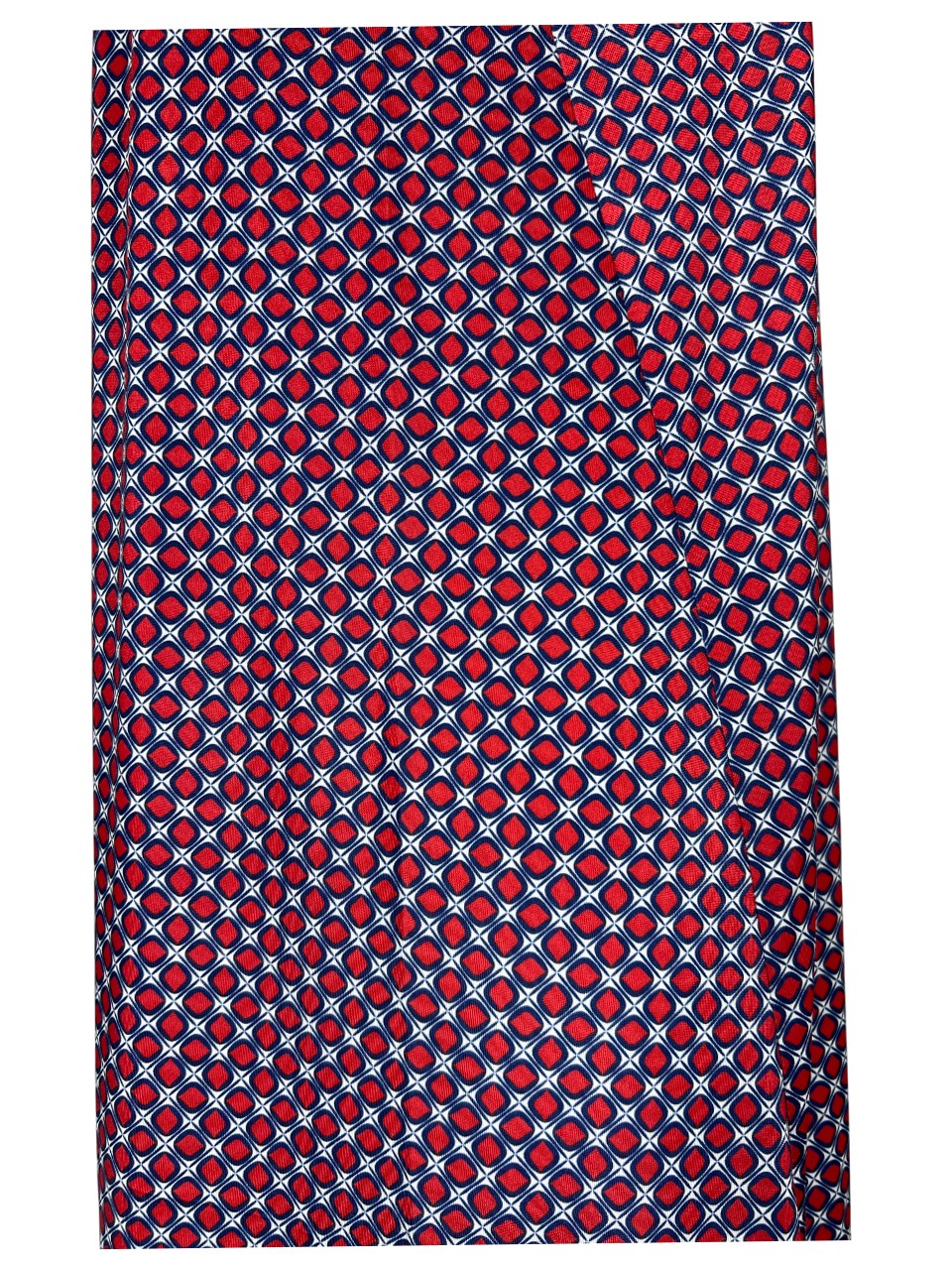 FEELING by JUSTMINE abito donna svasato blu/rosso/bianco E2736 6103 MADE IN ITALY