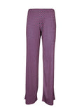 FEELING by JUSTMINE pantalone donna jersey acqua/bordeaux/fuxia E2624 6103 MADE IN ITALY