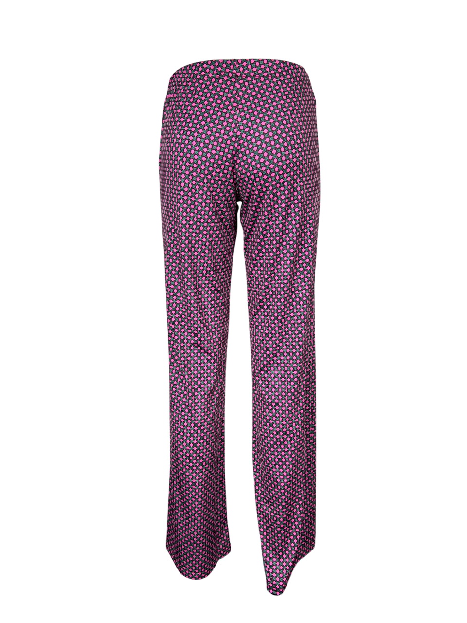 FEELING by JUSTMINE pantalone donna jersey acqua/bordeaux/fuxia E2624 6103 MADE IN ITALY
